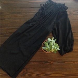 Black Dress With Tie Detail